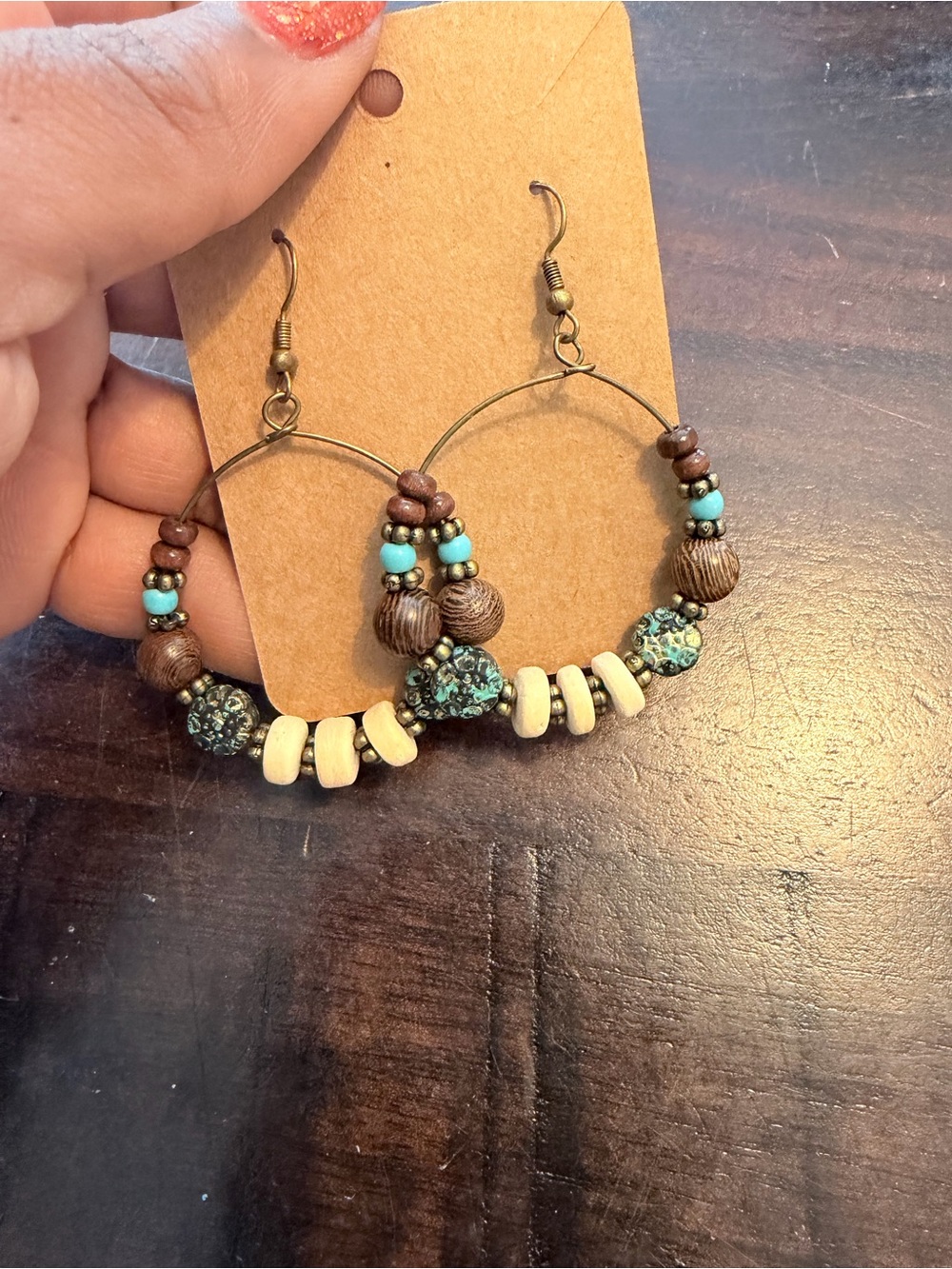 Beautiful boho hoops - Picture 3 of 3